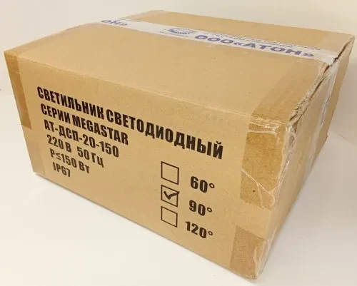 Светильник светодиодный ДСП-300Вт IP67 5000К 50100лм 120грд Megastar Атон Светильник светодиодный ДСП-300Вт IP67 5000К 50100лм 120грд Megastar Атон