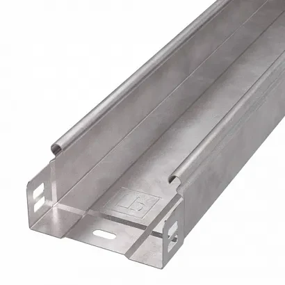 Лоток неперфорированный Стандарт INOX (AISI 409) 100х50х3000 (0,7 мм) Лоток неперфорированный Стандарт INOX (AISI 409) 100х50х3000 (0,7 мм)