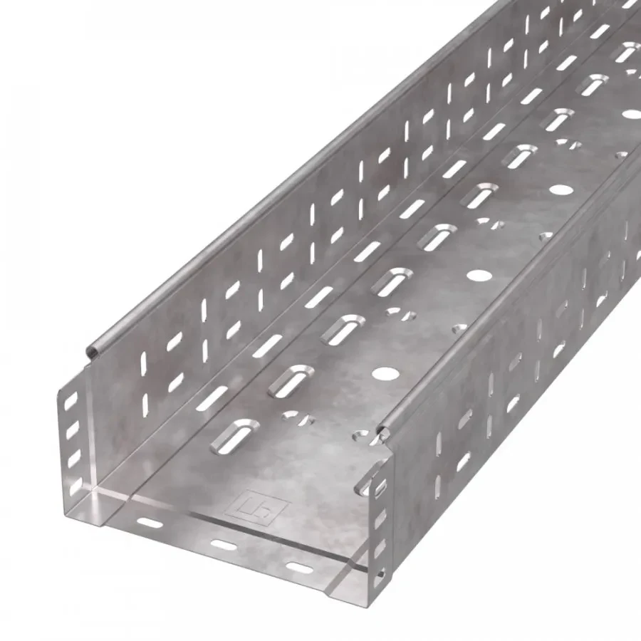 Лоток перфорированный Стандарт INOX (AISI 409) 200х100х3000 (0,8 мм) Лоток перфорированный Стандарт INOX (AISI 409) 200х100х3000 (0,8 мм)