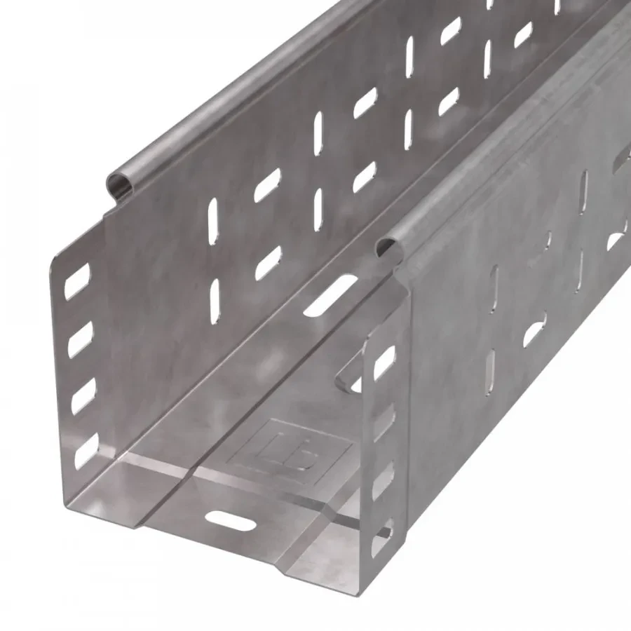 Лоток перфорированный Стандарт INOX (AISI 409) 100х100х3000 (0,7 мм) Лоток перфорированный Стандарт INOX (AISI 409) 100х100х3000 (0,7 мм)