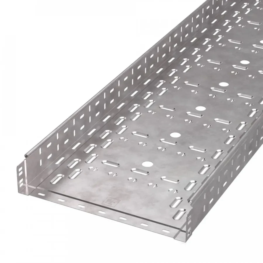 Лоток перфорированный Стандарт INOX (AISI 409) 400х80х3000 (1,0 мм) Лоток перфорированный Стандарт INOX (AISI 409) 400х80х3000 (1,0 мм)