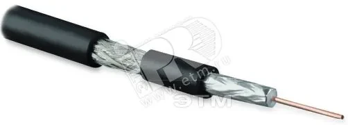 Кабель коаксиальный SAT703N 75 Ом жила - 17 AWG (1.13 мм медь solid) экран - фольга+оплетка (луженная медь 45%) общий диаметр 6.6мм изоляция PVC черный (бухта 100 м) Кабель коаксиальный SAT703N 75 Ом жила - 17 AWG (1.13 мм медь solid) экран - фольга+оплетка (луженная медь 45%) общий диаметр 6.6мм изоляция PVC черный (бухта 100 м)