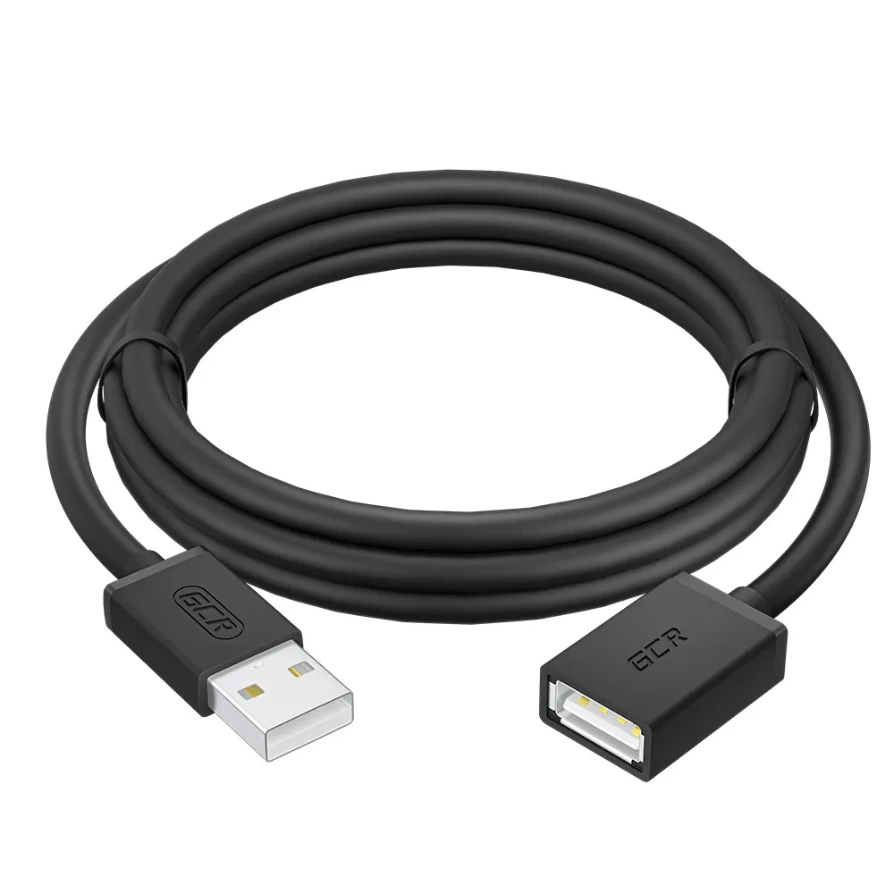 Удлинитель USB 2.0 AM на AF, 1.8 м., черный, морозостойкий Удлинитель USB 2.0 AM на AF, 1.8 м., черный, морозостойкий
