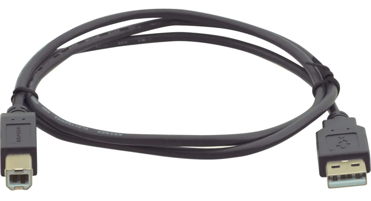 Кабель USB-A 2.0 М на USB-B М, 3.0 м., черный Кабель USB-A 2.0 М на USB-B М, 3.0 м., черный