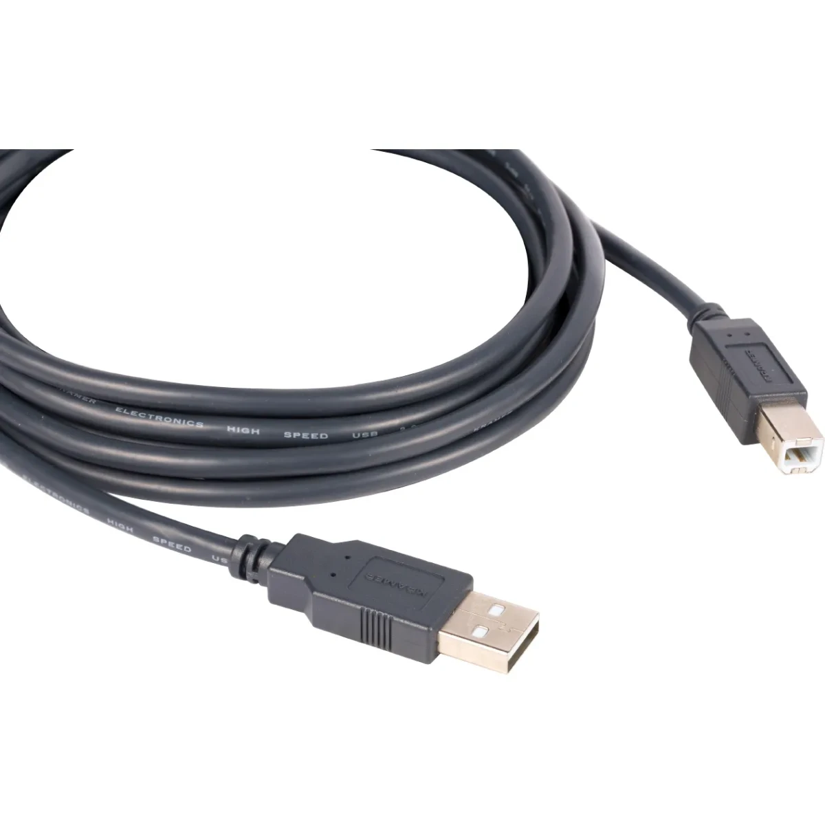 Кабель USB-A 2.0 М на USB-B М, 1.8 м., черный Кабель USB-A 2.0 М на USB-B М, 1.8 м., черный