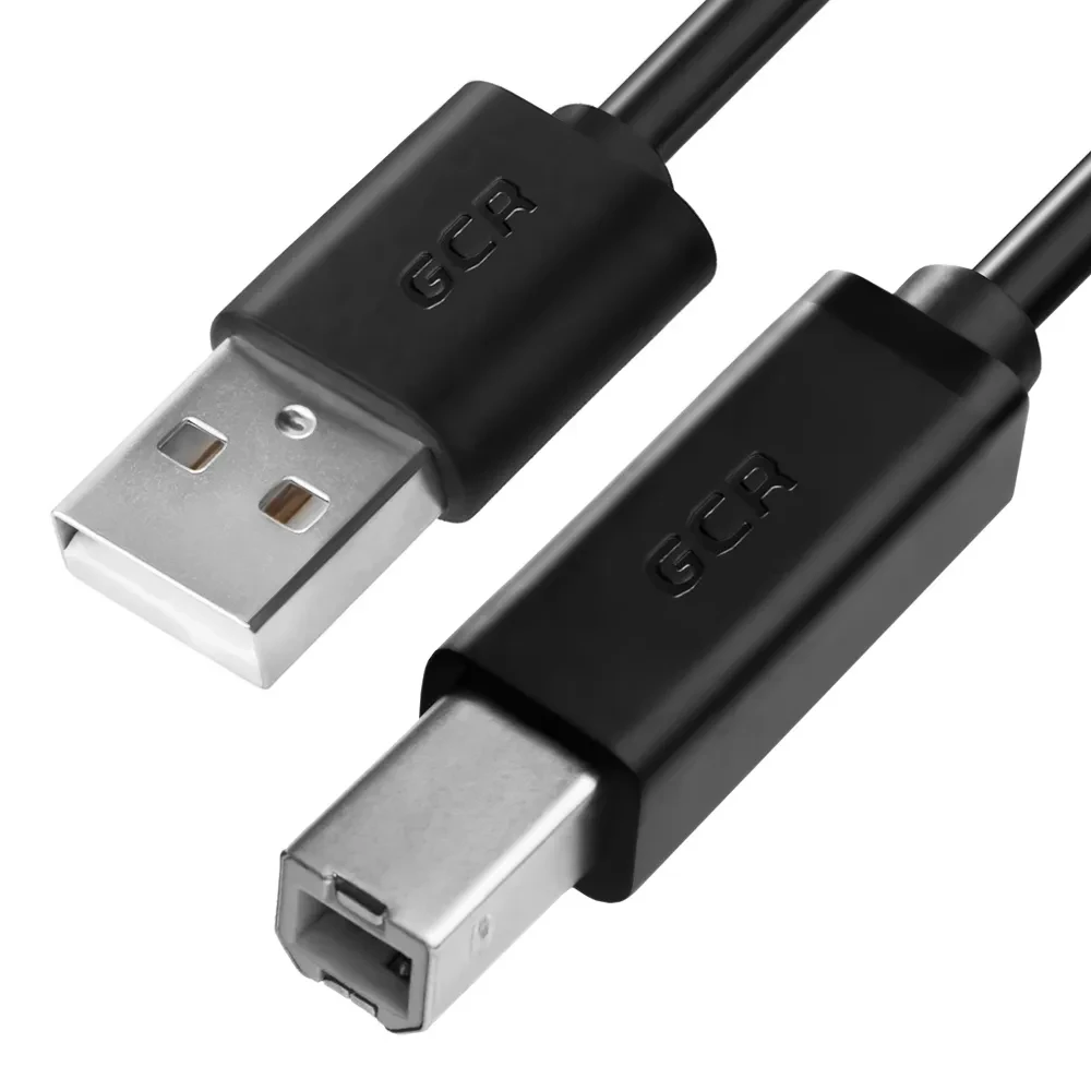 Кабель USB 2.0 AM на BM, 0.5 м., черный, морозостойкий Кабель USB 2.0 AM на BM, 0.5 м., черный, морозостойкий