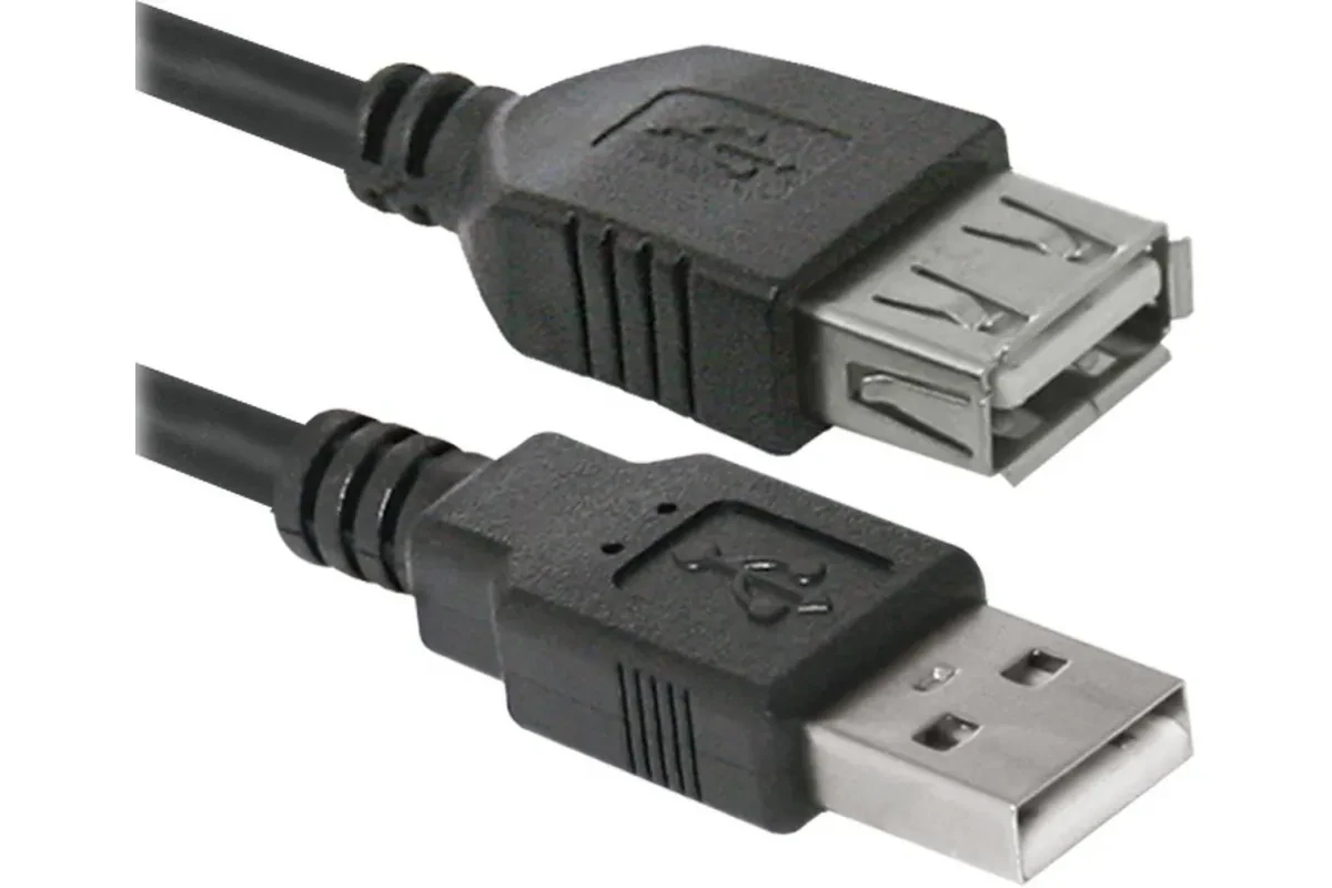 Кабель USB 2.0, AM на AF, 3 м. Кабель USB 2.0, AM на AF, 3 м.