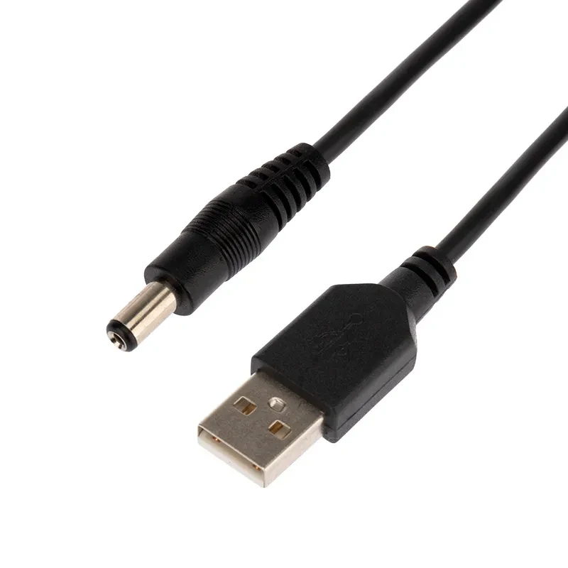Кабель USB штекер-DC разъем питание 2,1х5,5 мм,длина1,5 м, Кабель USB штекер-DC разъем питание 2,1х5,5 мм,длина1,5 м,