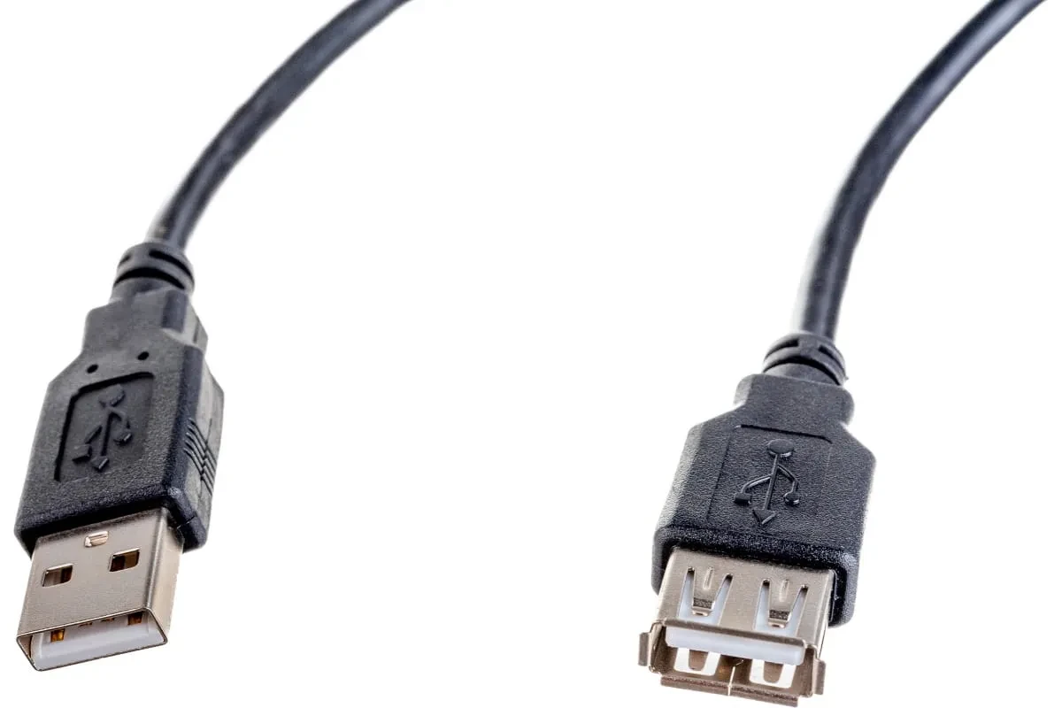 Кабель USB 2.0, AM на AF, 3 м. Кабель USB 2.0, AM на AF, 3 м.