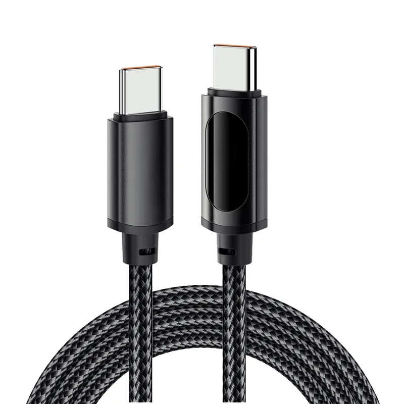 Кабель USB Type-C - Type-С, 5A, 100Вт, 1м, черный Кабель USB Type-C - Type-С, 5A, 100Вт, 1м, черный