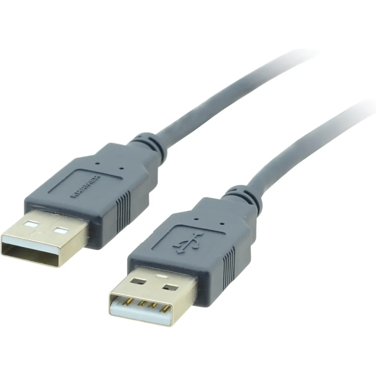 Кабель USB-A 2.0 М на USB-A М, 0.9 м., черный Кабель USB-A 2.0 М на USB-A М, 0.9 м., черный