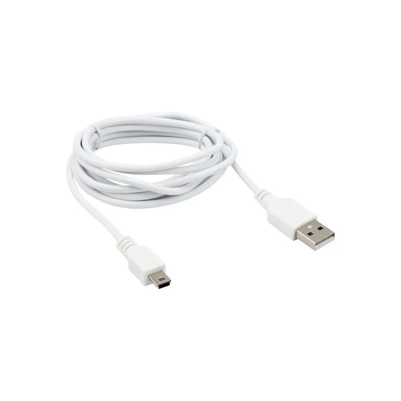Кабель USB-mini USB/PVC/white/1,8м, Кабель USB-mini USB/PVC/white/1,8м,