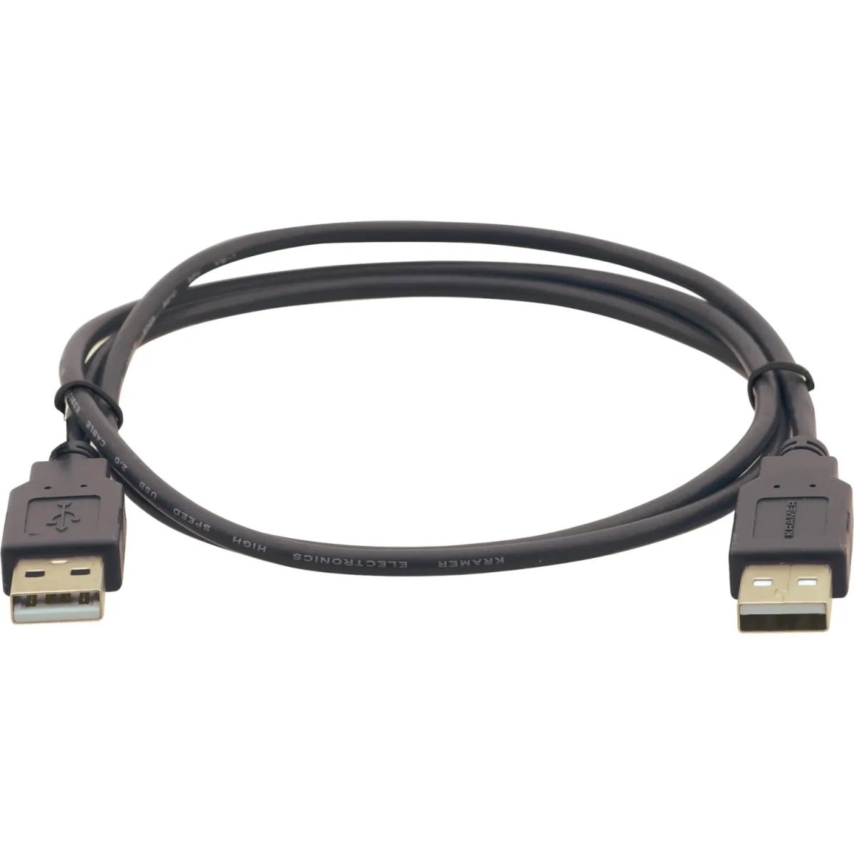 Кабель USB-A 2.0 М на USB-A М, 3.0 м., черный Кабель USB-A 2.0 М на USB-A М, 3.0 м., черный