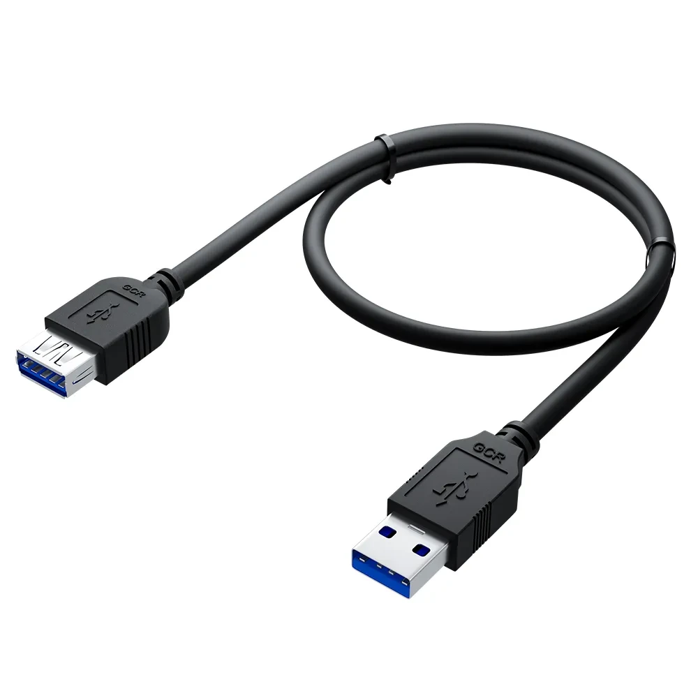 Удлинитель USB 3.0 AM на AF, 2 м., черный Удлинитель USB 3.0 AM на AF, 2 м., черный