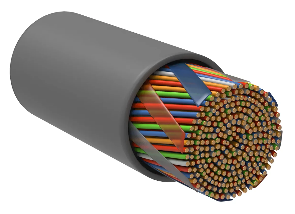 Витая пара U/UTP кат.5е 10 пар 24 AWG solid 305м LSZH серый Витая пара U/UTP кат.5е 10 пар 24 AWG solid 305м LSZH серый