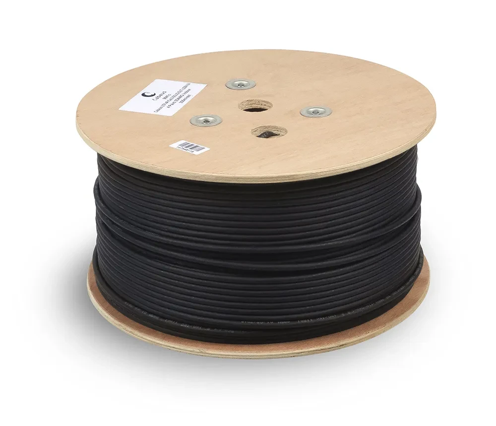Кабель витая пара STP-4P-Cat.6a-SOLID-OUT-LSZH-UV экранированная STP (U/FTP), категория 6a (10GBE), 4 пары, (23 AWG), одножильный (solid), экран - фольга, для внешней прокладки, каждая пара в экране (фольга), LSZH-UV (305 м) Кабель витая пара STP-4P-Cat.6a-SOLID-OUT-LSZH-UV экранированная STP (U/FTP), категория 6a (10GBE), 4 пары, (23 AWG), одножильный (solid), экран - фольга, для внешней прокладки, каждая пара в экране (фольга), LSZH-UV (305 м)