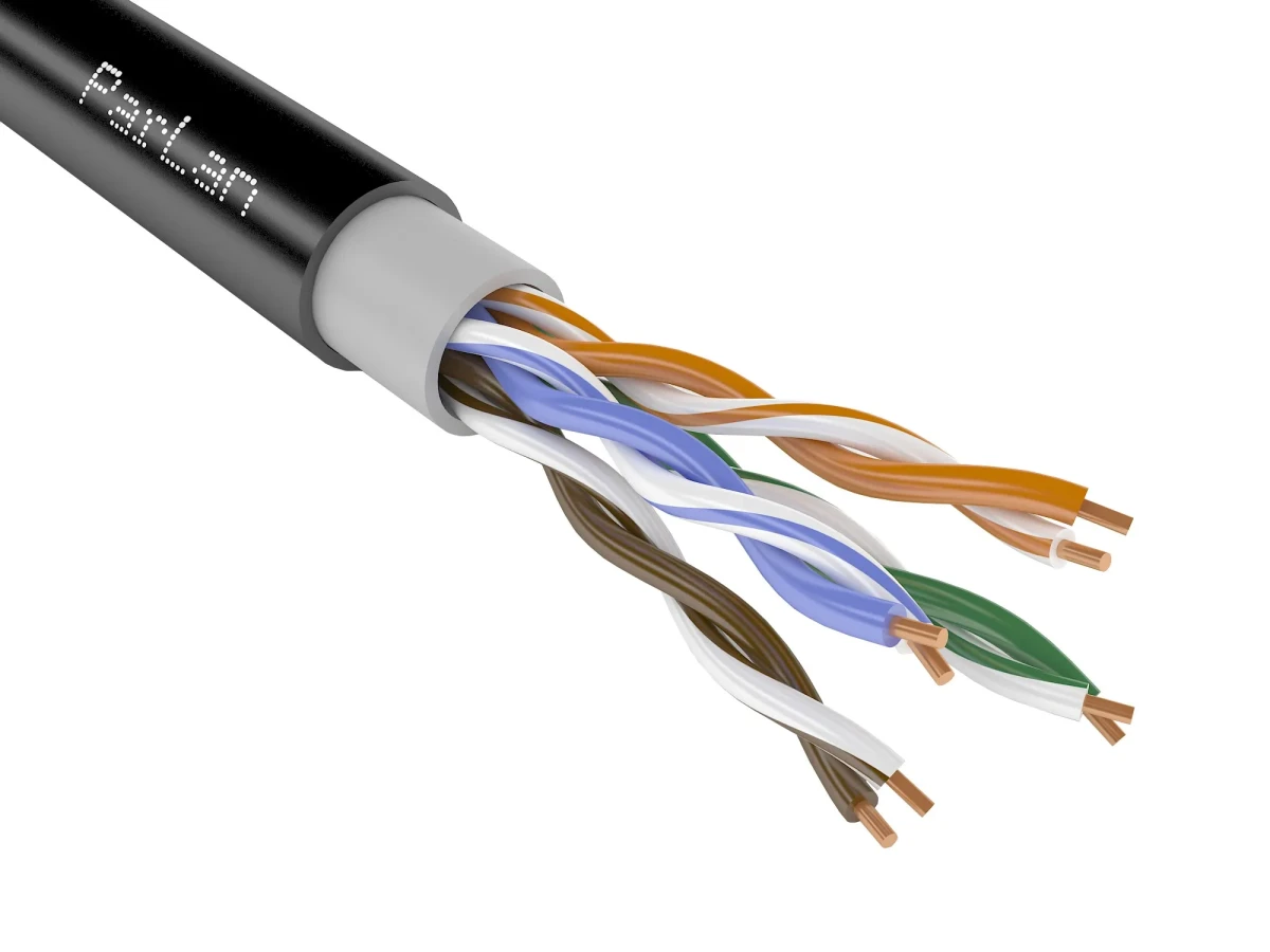 Кабель (провод) ParLan U/UTP Cat5e 4х2х0.52 PVC/PE Кабель (провод) ParLan U/UTP Cat5e 4х2х0.52 PVC/PE