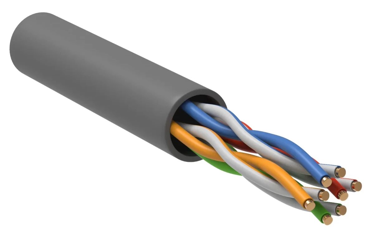 Витая пара U/UTP 5E 4х2х24AWG LSZH серый (305м) РФ/С Витая пара U/UTP 5E 4х2х24AWG LSZH серый (305м) РФ/С
