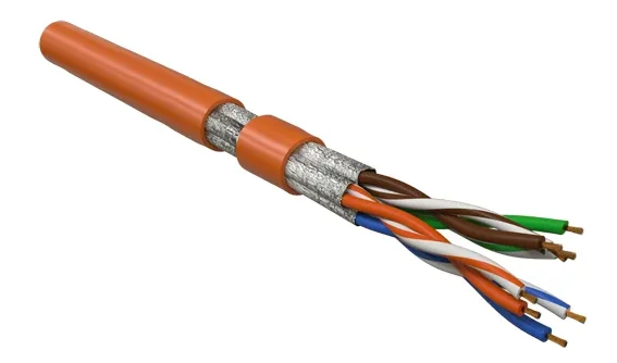 Кабель витая пара экранированная U/FTPкатегория 6 4 пары (26 AWG)многожильный Кабель витая пара экранированная U/FTPкатегория 6 4 пары (26 AWG)многожильный