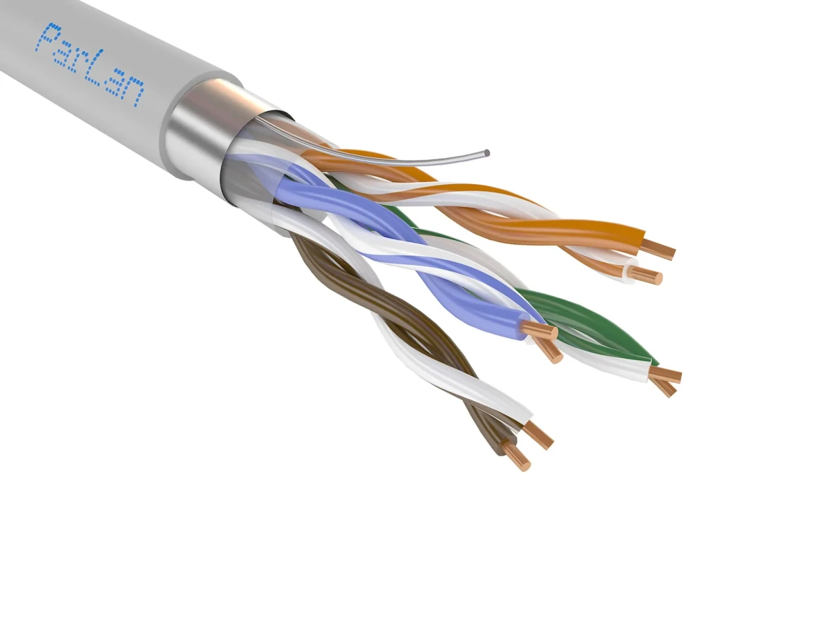 Кабель(провод) ParLan F/UTP Cat5e 4х2х0.52 PVC Кабель(провод) ParLan F/UTP Cat5e 4х2х0.52 PVC
