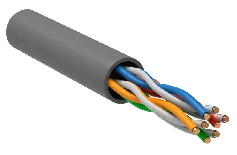 Витая пара U/UTP 5E 4х2х24AWG PVC серый (305м РФ/Т Витая пара U/UTP 5E 4х2х24AWG PVC серый (305м РФ/Т