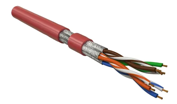Кабель витая пара экранированная U/FTPкатегория 6 4 пары (26 AWG)многожильный Кабель витая пара экранированная U/FTPкатегория 6 4 пары (26 AWG)многожильный