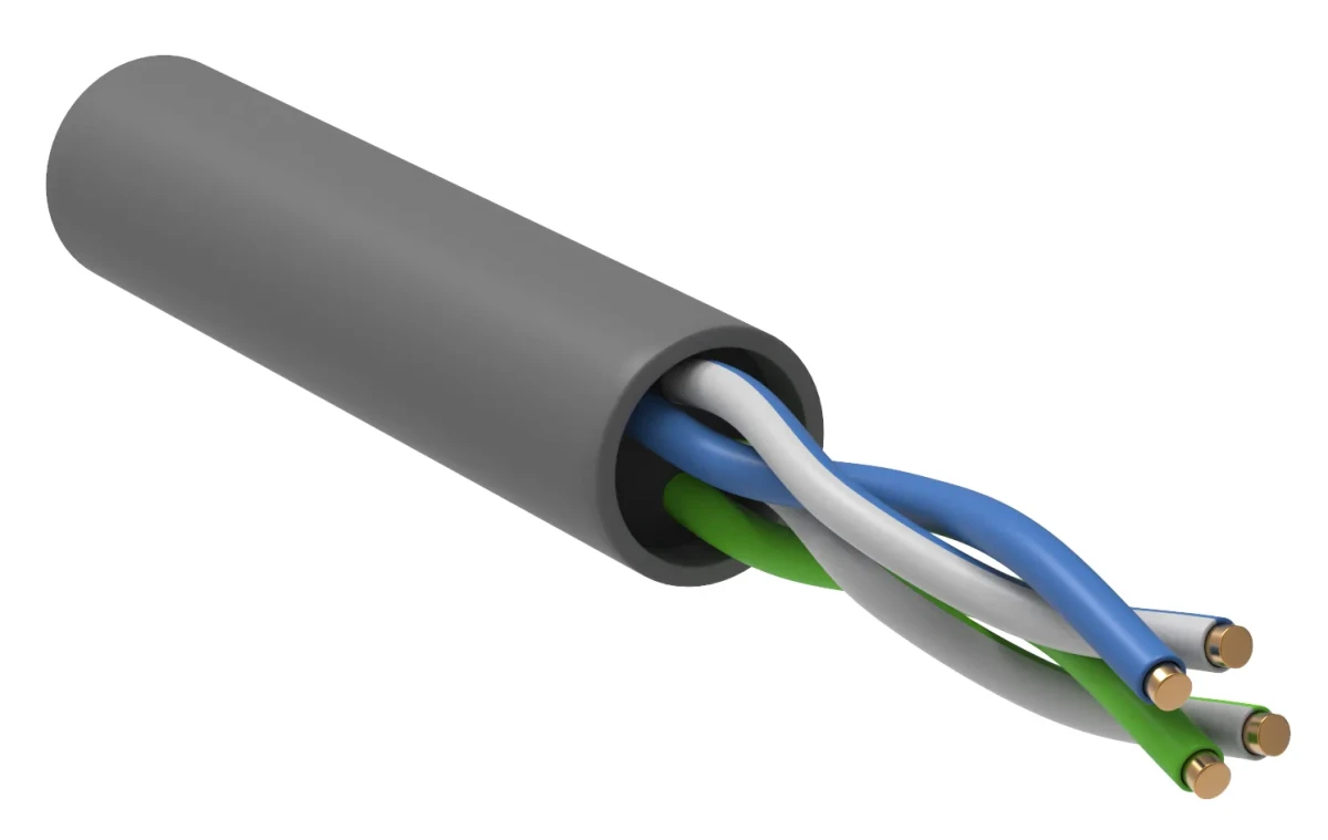 Витая пара U/UTP кат.5е 2 пары 24 AWG 500м PVC серый Витая пара U/UTP кат.5е 2 пары 24 AWG 500м PVC серый