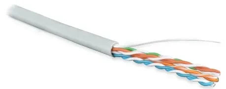 Витая пара UTP U/UTP категория 5e 4 пары 24 AWG одножильный LSZH серый (305м) Витая пара UTP U/UTP категория 5e 4 пары 24 AWG одножильный LSZH серый (305м)