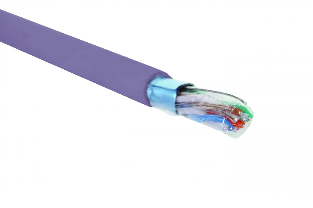 Витая пара 5e F/UTP 4 пары 24 AWG нг(А)-LSLTx внутренней прокладки. Фиолетовый ( 305м ) Витая пара 5e F/UTP 4 пары 24 AWG нг(А)-LSLTx внутренней прокладки. Фиолетовый ( 305м )