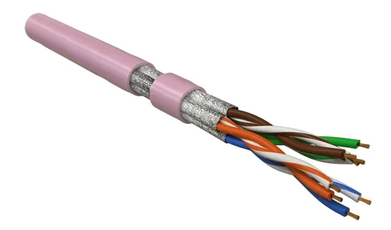 Кабель витая пара экранированная U/FTPкатегория 6 4 пары (26 AWG)многожильный Кабель витая пара экранированная U/FTPкатегория 6 4 пары (26 AWG)многожильный
