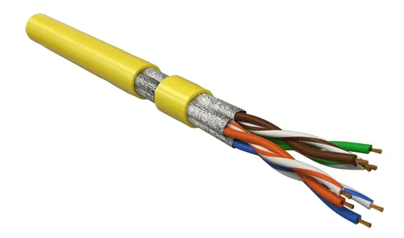 Кабель витая пара экранированная U/FTPкатегория 6 4 пары (26 AWG)многожильный Кабель витая пара экранированная U/FTPкатегория 6 4 пары (26 AWG)многожильный