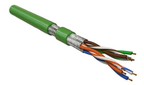 Кабель витая пара экранированная U/FTPкатегория 6 4 пары (26 AWG)многожильный Кабель витая пара экранированная U/FTPкатегория 6 4 пары (26 AWG)многожильный
