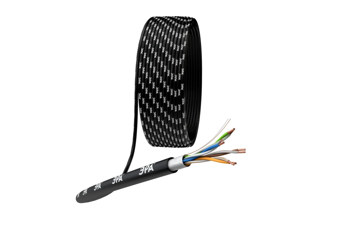Витая пара F/UTP 4x2x24AWG Cat5e CU PE OUTDOOR 305 м SIMPLE Витая пара F/UTP 4x2x24AWG Cat5e CU PE OUTDOOR 305 м SIMPLE