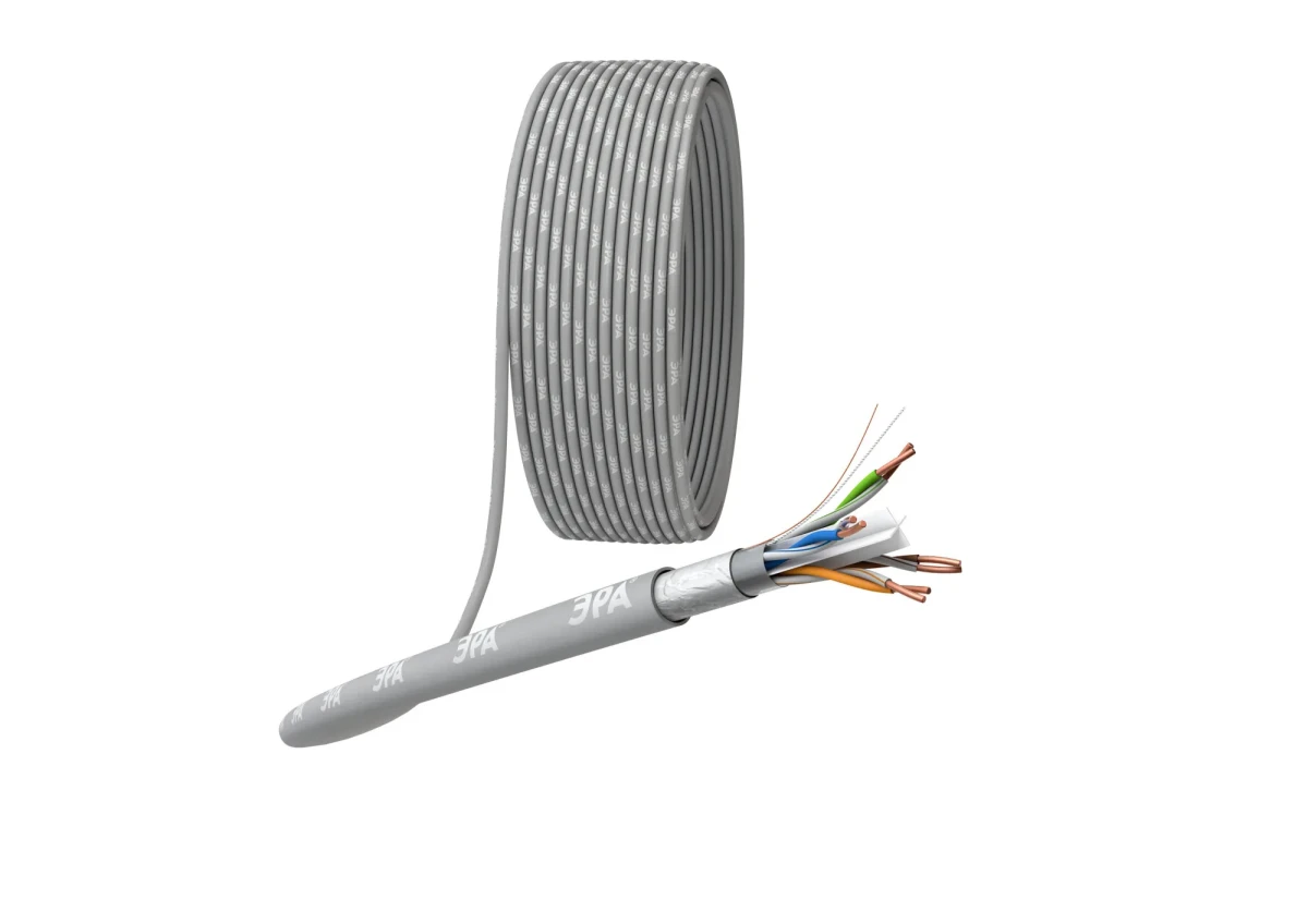Кабель витая пара F/UTP 4x2x23 AWG Cat 6 CU PVC Кабель витая пара F/UTP 4x2x23 AWG Cat 6 CU PVC