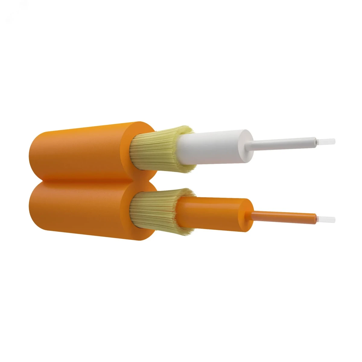 Кабель оптический duplex. ОМ1 62.5-125. 2.0mm. LSZH. оранжевый Кабель оптический duplex. ОМ1 62.5-125. 2.0mm. LSZH. оранжевый