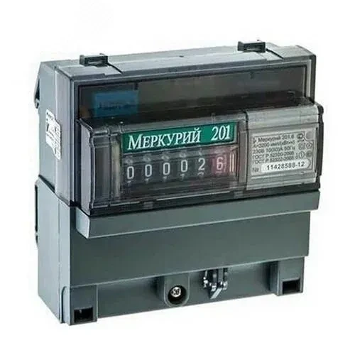 Счетчик электроэнергии Меркурий однофазный однотарифный, 10(80), кл.точ. 1.0, D, ЭМОУ, имп. выход Счетчик электроэнергии Меркурий однофазный однотарифный, 10(80), кл.точ. 1.0, D, ЭМОУ, имп. выход