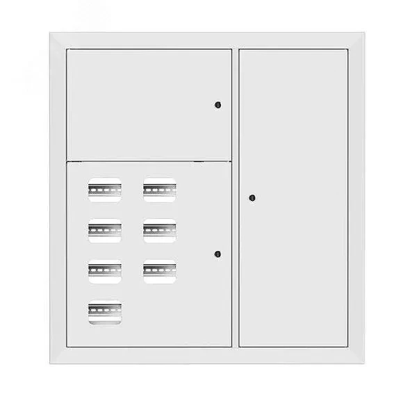 Щит этажный 7 кв. RAL9003 (1000х950х160) Basic Щит этажный 7 кв. RAL9003 (1000х950х160) Basic