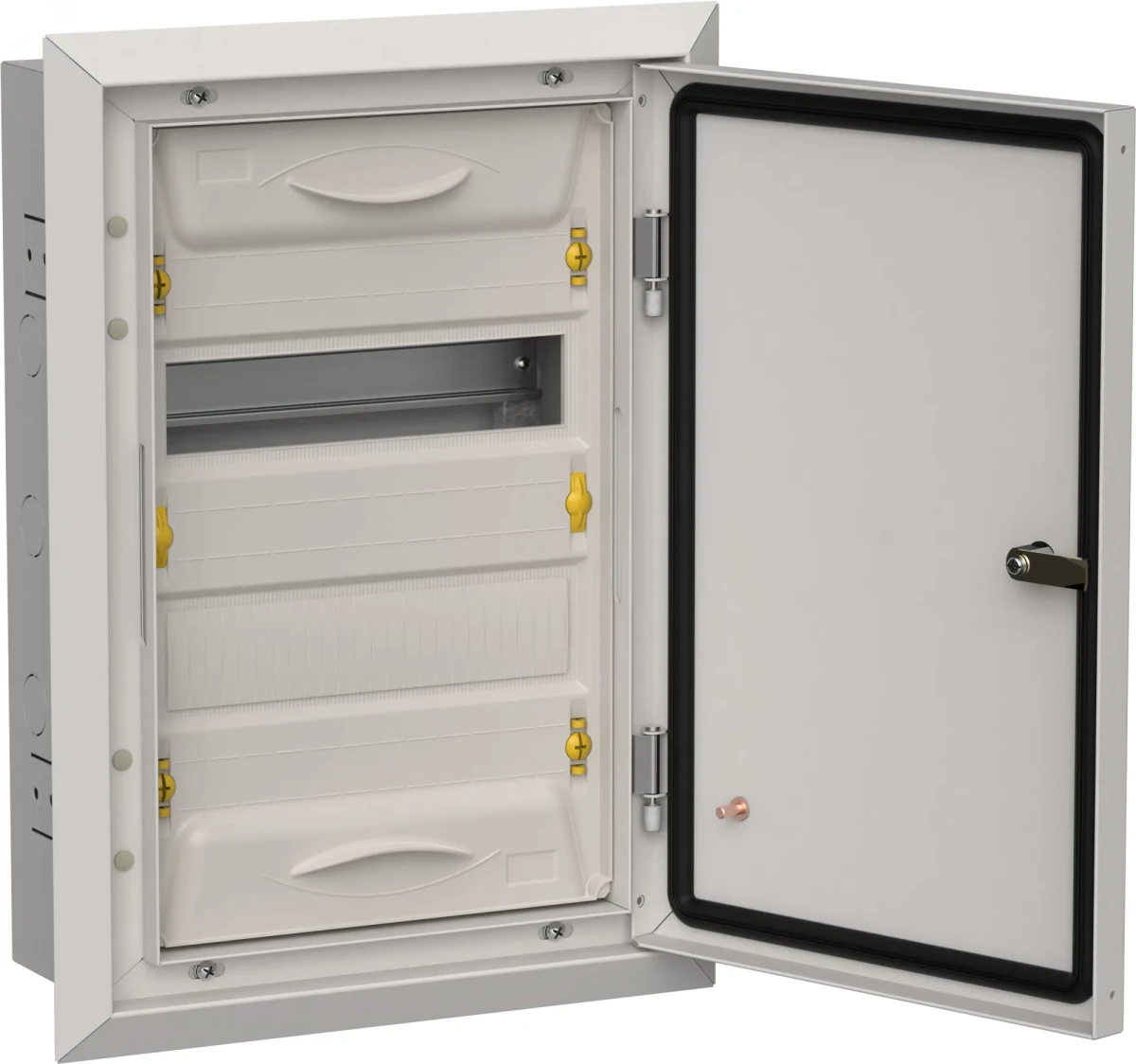 TITAN 5 Корпус металлический ЩРв-24 (1х24) 505х365х130мм IP31 серый (одна дверь) TITAN 5 Корпус металлический ЩРв-24 (1х24) 505х365х130мм IP31 серый (одна дверь)