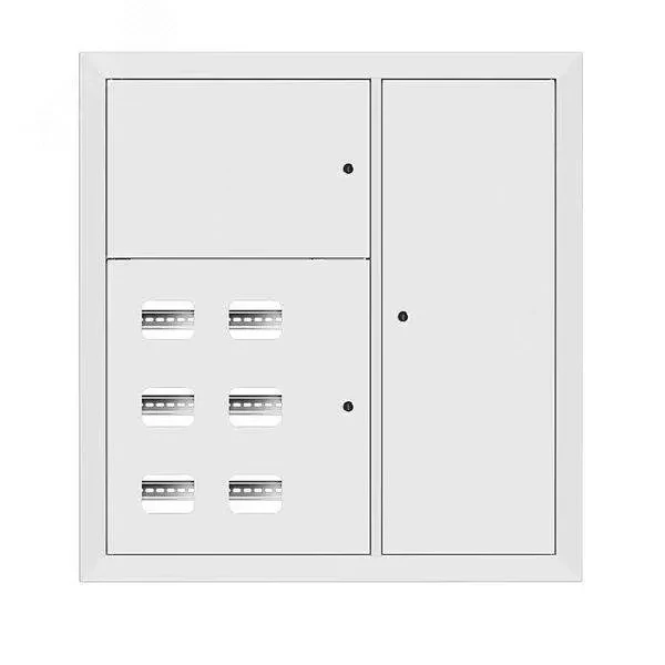 Щит этажный 6 кв. RAL9003 (1000х950х160) PROxima Щит этажный 6 кв. RAL9003 (1000х950х160) PROxima
