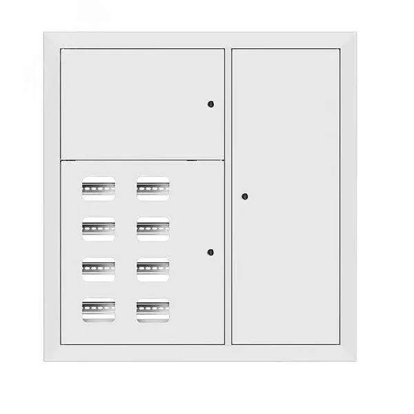 Щит этажный 8 кв. RAL9003 (1000х950х160) Basic Щит этажный 8 кв. RAL9003 (1000х950х160) Basic