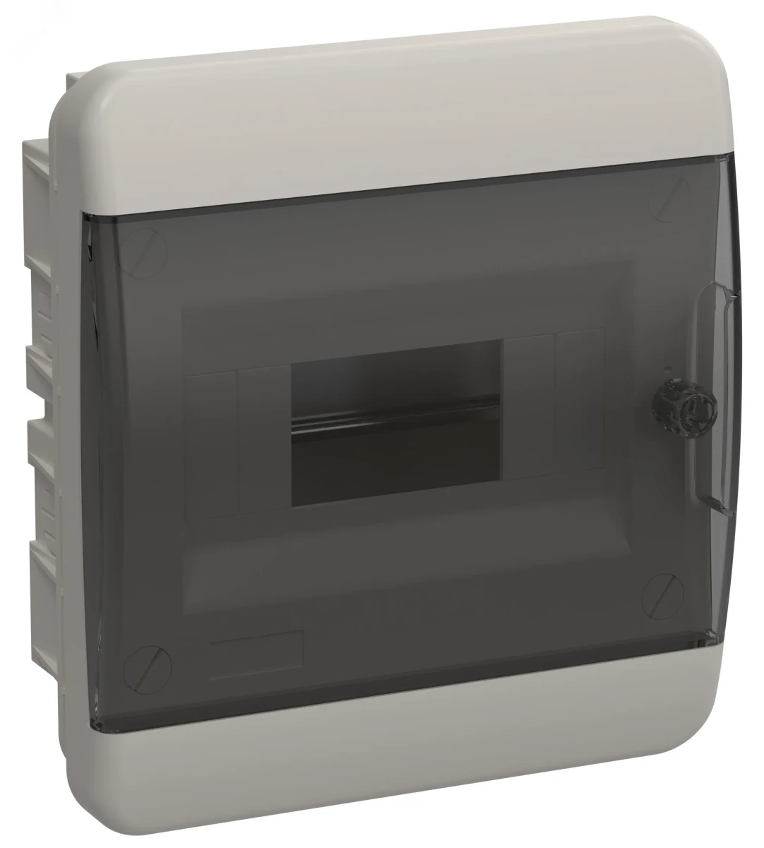 TEKFOR Корпус пластиковый ЩРВ-П-8 IP41 черная прозрачная дверь IEK TEKFOR Корпус пластиковый ЩРВ-П-8 IP41 черная прозрачная дверь IEK