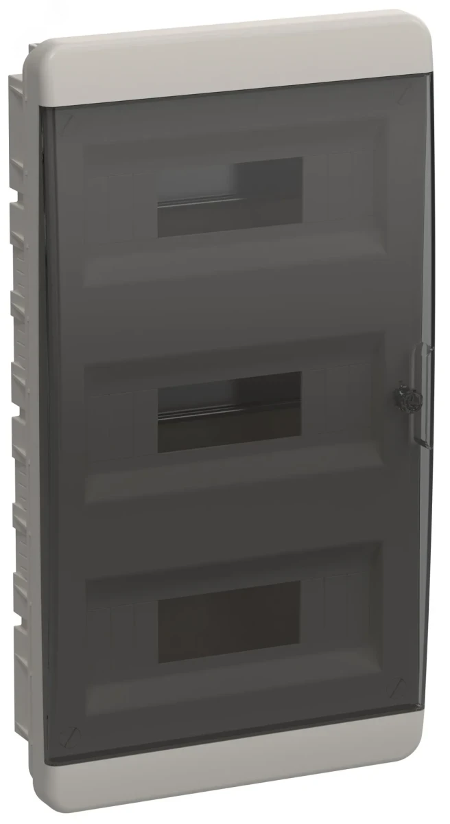 TEKFOR Корпус пластиковый встраиваемый ЩРВ-П-36 IP41 черная прозрачная дверь IEK TEKFOR Корпус пластиковый встраиваемый ЩРВ-П-36 IP41 черная прозрачная дверь IEK