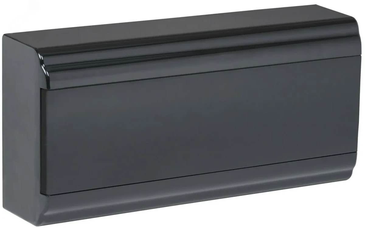 Корпус модульный пл. нав. ЩРН-П-18 PRIME черный IP41 Корпус модульный пл. нав. ЩРН-П-18 PRIME черный IP41