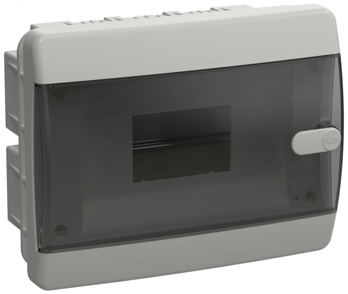 UNION Compact Корпус пластиковый ЩРВ-П-8 IP41 черная прозрачная дверь IEK UNION Compact Корпус пластиковый ЩРВ-П-8 IP41 черная прозрачная дверь IEK