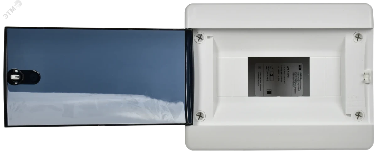 UNION Compact Корпус пластиковый ЩРВ-П-8 IP41 черная прозрачная дверь IEK UNION Compact Корпус пластиковый ЩРВ-П-8 IP41 черная прозрачная дверь IEK