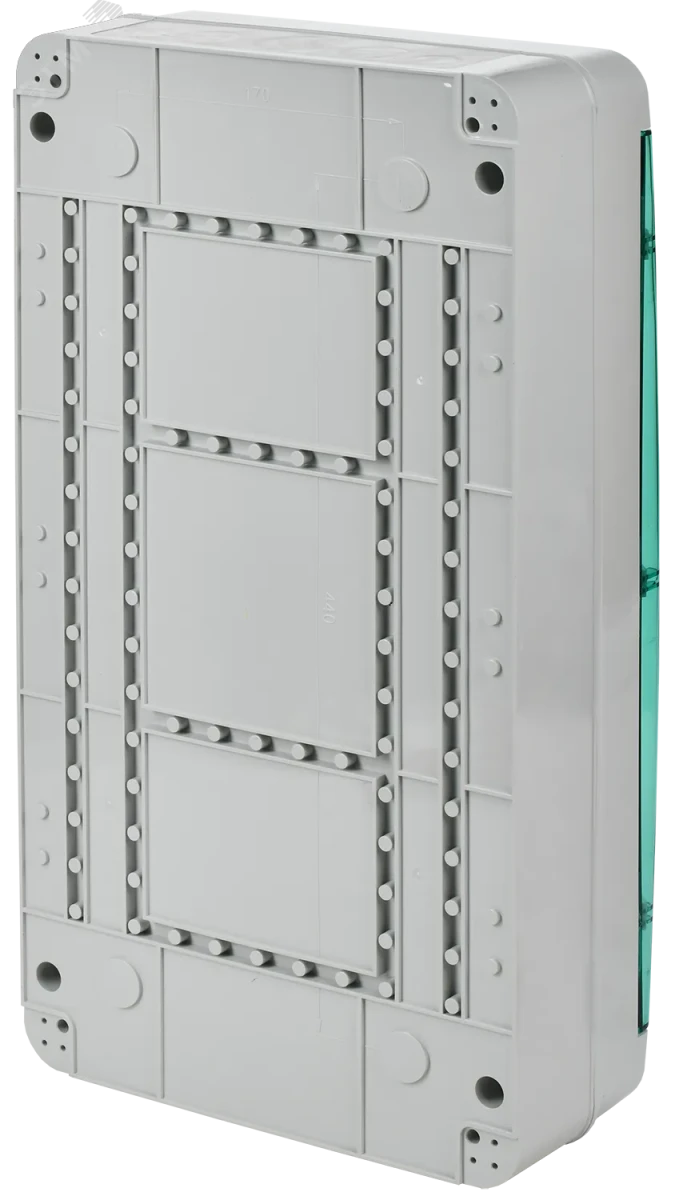 TEKFOR Корпус пластиковый навесной КМПн-36 IP65 зеленая прозрачная дверь IEK TEKFOR Корпус пластиковый навесной КМПн-36 IP65 зеленая прозрачная дверь IEK
