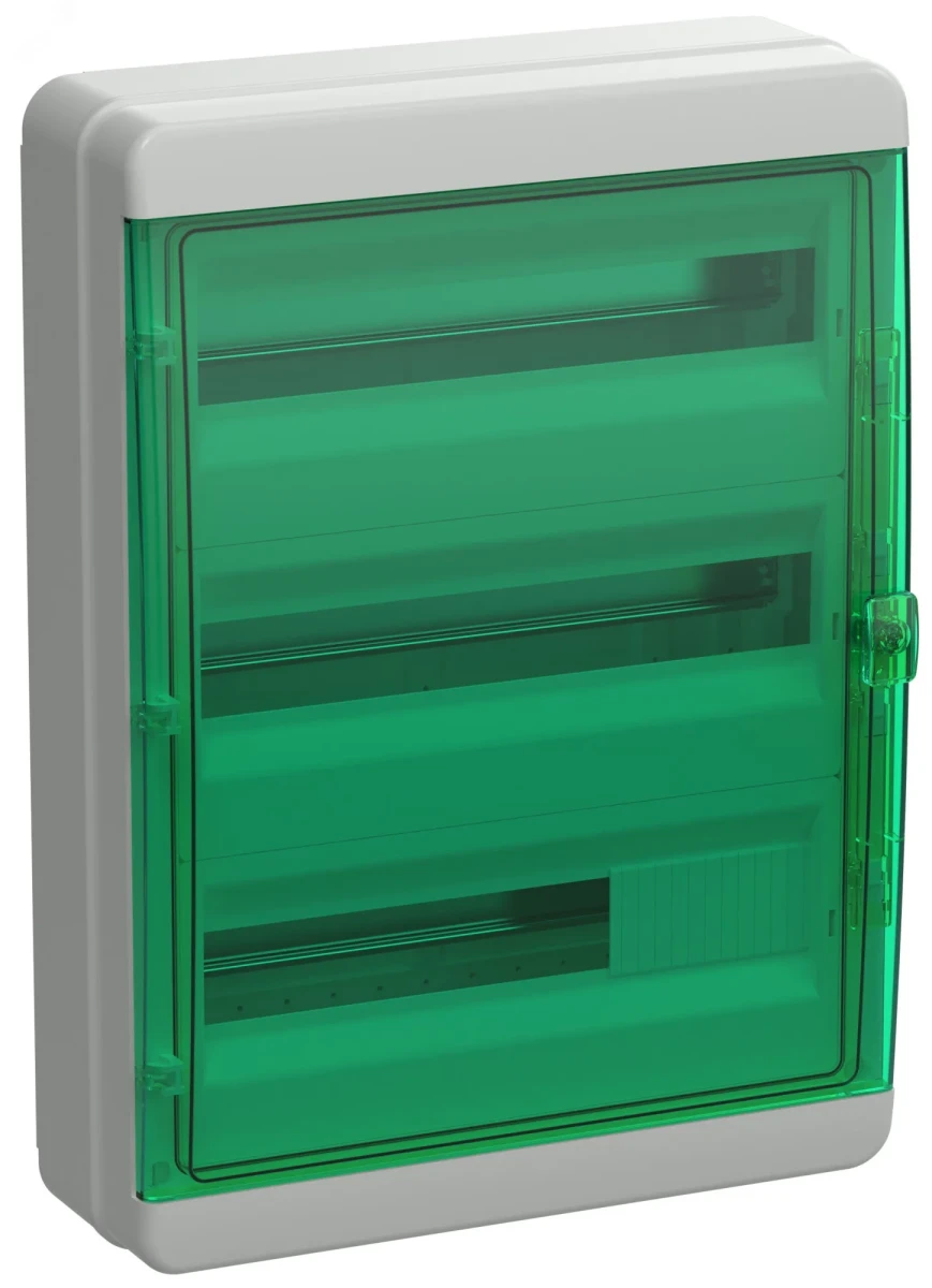 TEKFOR Корпус пластиковый КМПн-54 IP65 зеленая прозрачная дверь IEK TEKFOR Корпус пластиковый КМПн-54 IP65 зеленая прозрачная дверь IEK
