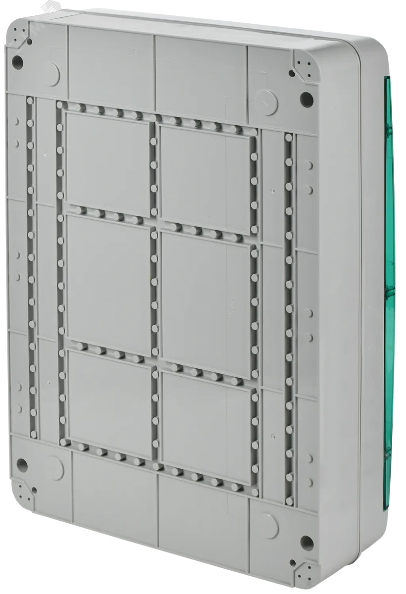 TEKFOR Корпус пластиковый КМПн-54 IP65 зеленая прозрачная дверь IEK TEKFOR Корпус пластиковый КМПн-54 IP65 зеленая прозрачная дверь IEK
