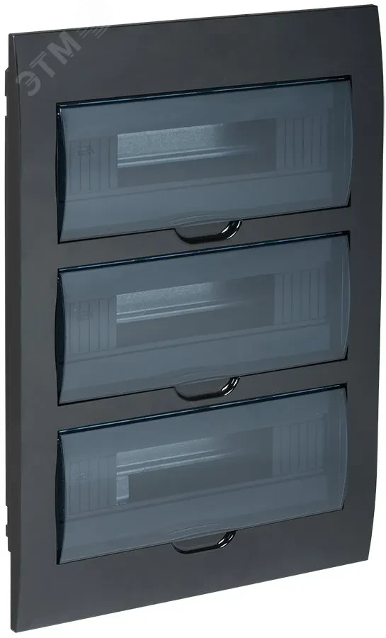 Корпус модульный пл. встр. ЩРВ-П-36 черный IP41 Корпус модульный пл. встр. ЩРВ-П-36 черный IP41