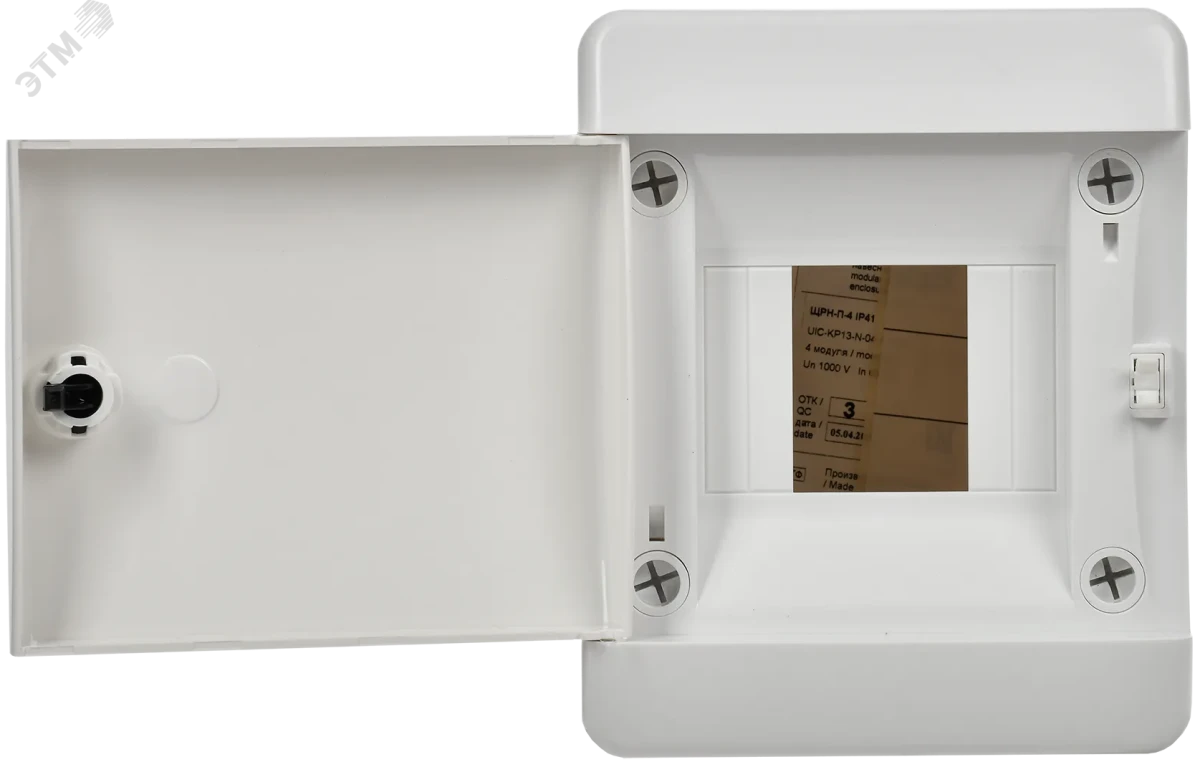 UNION Compact Корпус пластиковый ЩРН-П-4 IP41 белая дверь IEK UNION Compact Корпус пластиковый ЩРН-П-4 IP41 белая дверь IEK